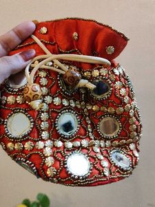 mirror work potli