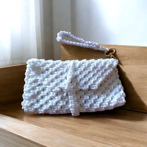 Handmade Macrame Clutch