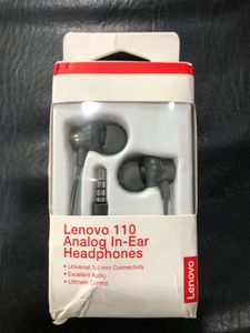 Lenovo 110 Analog In-Ear Headphones - NEW