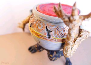 Jojo 25cm Warrior Jar Jonathan Anime Model