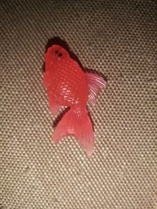 Miniature Toy Fish - Yellow and Red