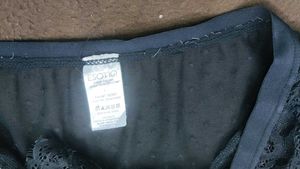 Black Lace Detail Briefs 🔥