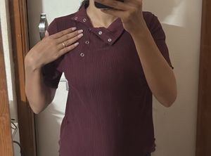 Combo Of Top And Black Formal Pant