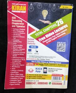 Kiran Objective SSC Reasoning 2021