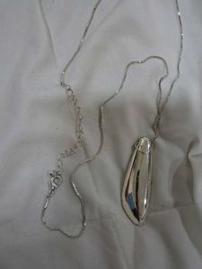 Silver Tone Pendant Necklace