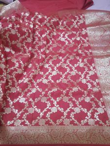 Handloom Banarasi Silk Zari Work Saree