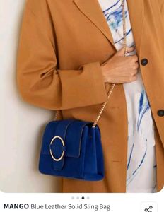 MANGO ELECTRIC BLUE Bag