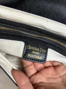 Thrifted Christian Dior Black Saddle Bag