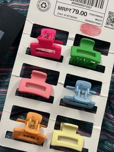 Colorful Hair Claw Clip Set