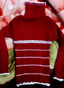 Cute Korean High Neck Sweater