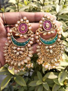 Stunning Chandbali Earrings