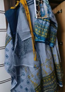 🔥 Sale 🔥Pakistani Unstitched patchwork dress