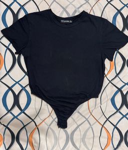 Black Bodysuit Top
