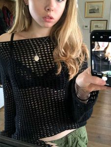 Black Terranova Off-Shoulder Top