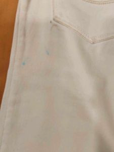 White Abercrombie Denim Jeans Girls 14 Size