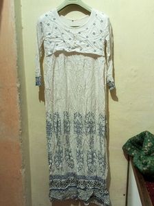 Long Cotton Gown One-piece