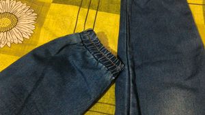 Pull-On Denim Jeans