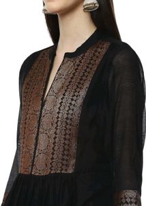 Biba Anarkali Gown Black For Woman