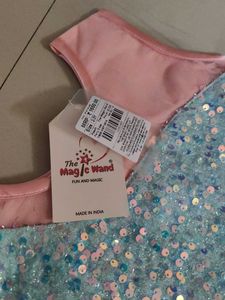 sequin birthday frock 2-3 years