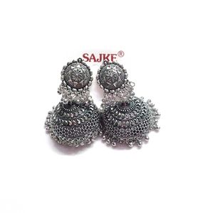 BUY 2 GET 1 FREE oxidized big and beautiful jhumki