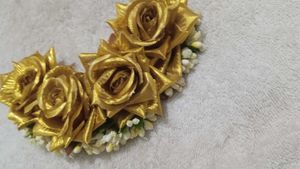 Golden Rose Hair Piece