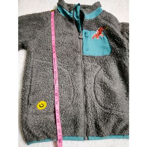 MilkMile Grey Sherpa Jacket