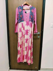 Pink Ethnic Gown