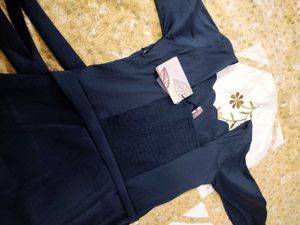 Elegant Navy Blue Gown Dress