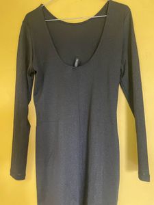 H&amp;M Shimmer Black Dress