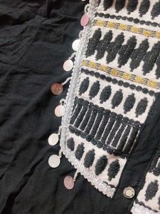 Embroidered Black Co-ord Set
