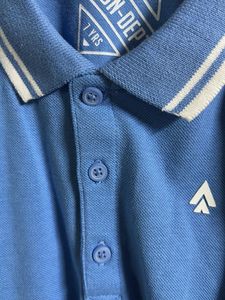 Light Blue Polo Shirt For Boys 7 Years