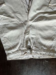 Beige Cargo Denim