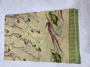 100% Pure Cotton Saree With Blouse And Peticoat