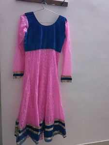 Pink Anarkali Dress