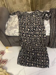 Printed Kurta with Palazzo Pants