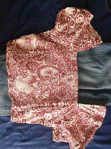 Floral Print Crop Top