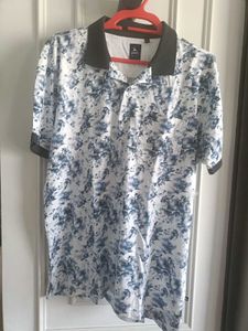 Floral Print Polo Shirt