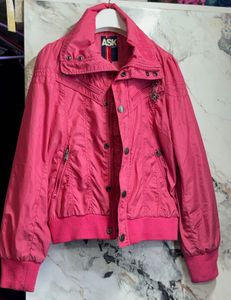 ASK Pink Bomber Jacket