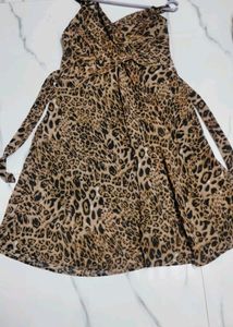 Cheetha Print One Piece