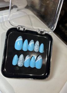 Pastel Blue Press-On Set 🩵💅