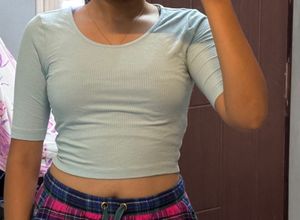 Cute Light Blue Top