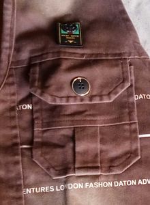 Brown Utility Vest