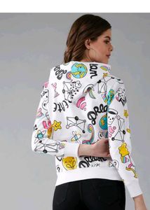 Fun Graphic Print Hoodie