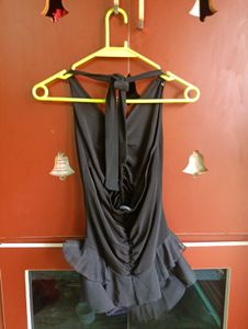 Black Frill Top
