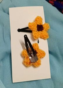 Sunflower Hair Clips (Set of 2)