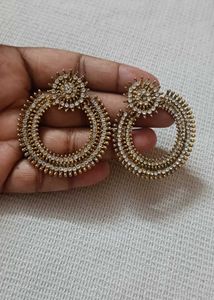 Lakshmi Pendent Haram With Ear Rings