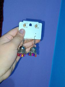 Colorful Jhumka Earrings