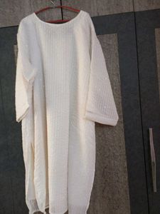Elegant Plus size White Kurta