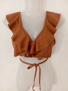 Ruffle Crop Top