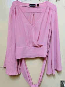 Baby Pink Stylish Top
